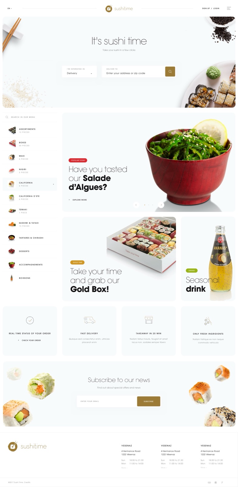 Sushitime: home page